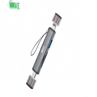 Wave WA-364 5-in-1 Multifunctionele kaartlezer Type-C/ USB / Lightining / TF / SD Card