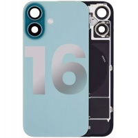 Back Glass Replacement For iPhone 16 With Steel Plate+Magnet + NFC- Green