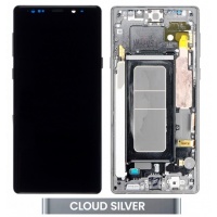 Samsung Galaxy Note 9 (N960F-DS) LCD Display Assembly With Frame (Cloud Silver)