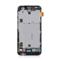 HTC Desire 620 LCD Display Assembly With Frame (White)