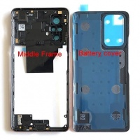 Xiaomi Redmi Note 10 Pro Middle Frame + Back cover + Camera Glass Lens (Black)
