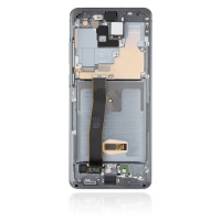 Samsung Galaxy S20 Ultra (SM-G988B) LCD Display Assembly With Frame (Cloud White)