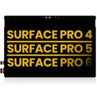 Microsoft Surface Pro 4 (Version 2) / Surface Pro 5 / Surface Pro 6 Display Compleet (Black)