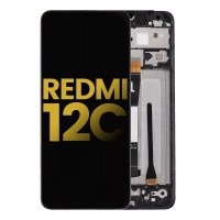 Xiaomi Redmi 12C LCD Display Assembly With Frame (Black)