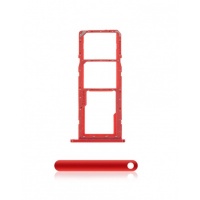 Samsung Galaxy A01 (A015F) Dual Sim Card Tray (Red) - U
