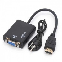 HDMI to VGA Female with Audio, Video Converter Adapter
