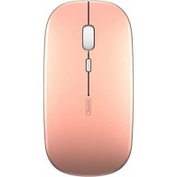 Wireless Mouse Mute Silent Click Mini Noiseless inphic P-M1 (Pink)