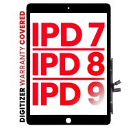 Apple iPad 10.2-inch 2019 / 2020 / 2021 Wave+ Touch Screen Digitizer With 3D Touch (Black)