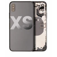 iPhone XS Pulled Mid-Frame Housing with Parts No Battery (Black)