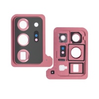 Samsung Galaxy Note 20 Ultra 5G Back Camera Lens with Cover Bezel Ring (Pink)