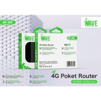 Wave 4G WIFI Poket Router With Long Life Battery And High Speed Internet (WA-299) - EG