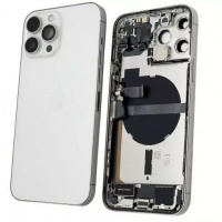 Apple iPhone 13 Pro Max Pulled Mid-Frame Housing with Parts (White)