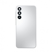 Samsung Galaxy A16 Back Covers With camera Glass Lens - White / Silver