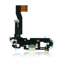 iPhone 12 / 12 Pro Charging Port Flex Cable with Board (Silver) -LE