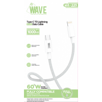 Wave WA-229 Type-C To Lightning 60W Nylon data Cable 1M - A