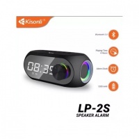 Kisonli LP-2S Speaker RGB Music Alarm Clock Bluetooth Speaker-RGB Light