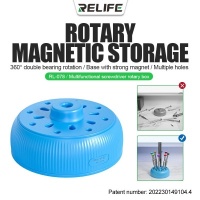 ReLife RL-078 Multifunctional Screwdriver Rotary Box Rotary Magnetic Storage - US
