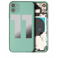 Apple iPhone 11 Pulled Mid-Frame Housing with Parts No Battery (Green)