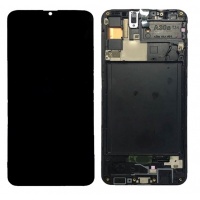 Samsung Galaxy A30s (A307F) service pack LCD Display Assembly With Frame (Black)