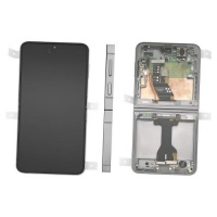 Samsung Galaxy Z Flip6 (SM-F741B) Pulled LCD Display Assembly With Frame ((Grey/Silve)