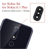 Nokia 6.1 Plus back Camera Glass Lens (Only Glass) White