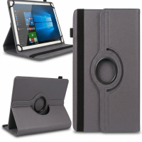 Universal Tablet and iPad Case, 360 Degree Rotating - 10.1 inch - Black