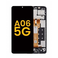Samsung Galaxy A06 5G (A066F) Origineel LCD Scherm Met Frame (Zwart)