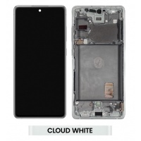 Samsung Galaxy S20 FE (SM-G780F) service pack LCD Display Assembly With Frame (Cloud White/Silver)