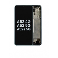 Samsung Galaxy A52s / A52 service pack LCD Display Assembly With Frame (Blue)