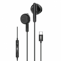 Wave WA-80B Wired Ear Phone Type-C (zwart)