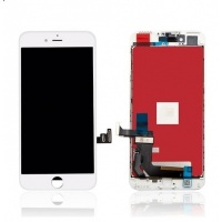 iPhone 7 AM+ LCD Display Assembly With Touch + steel plate (White)