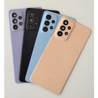 Samsung A53 Back Covers with camera Glass Lens - Black