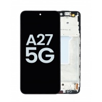 Samsung Galaxy A27 5G (SM-A276B) Service Pack LCD Scherm Met Frame (Zwart)
