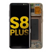 Samsung Galaxy S8 Plus Refurbished LCD Display Assembly With Frame (Gold)