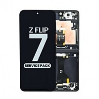 Samsung Galaxy Z Flip7 (SM-F766) Service Pack LCD Scherm Met Frame (Black)