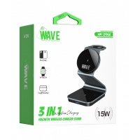 Wave WA-279 3in1 Magnetic Wireless Charger Stand -GL