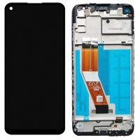 Samsung Galaxy A11 service pack LCD Display Assembly With Frame (Black)