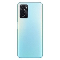 Oppo A76 Back Cover With Camera Glass Lens (Blue)