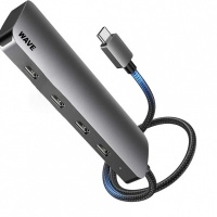 Wave WA-408 Type-C Multifunctional Adapter 4in1 USB-C Gen2 HUB 