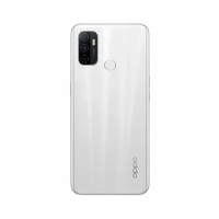 Oppo A53 4G Back Cover + Camera Glass Lens (White)