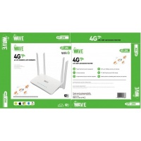 Wave 4G LTE Wi-Fi Router | 4G150MBPS | Wi-Fi 300MBPS (WA-298) - LUL