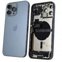 Apple iPhone 13 Pro Max OEM Pulled Mid-Frame Housing with Parts No Battery (Blue)
