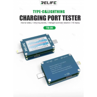 Relife TB-09 Tail Plug Detector Lightning Type-C Interface Charging Port Tester