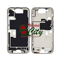 Apple iPhone16 Pro Pulled Mid-Frame Housing+ BackCover +Small Parts No Battery(NATURAL TITANIUM)