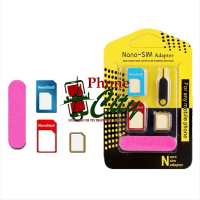 Sim Adapter 3 in 1 Big sim, Micro sim en Nano sim