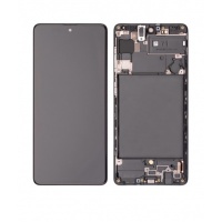 Samsung Galaxy A71 (A715F) service pack LCD Display Assembly With Frame (Black)