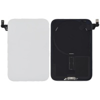 Achter Glas voor iPhone 17 Pro Met Metaal Stalen plaat+magneet+NFC - Zilver