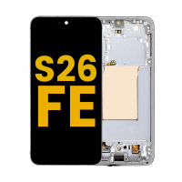 Samsung Galaxy S26 FE 5G Service Pack LCD Scherm met Frame (Pistachio / wit)
