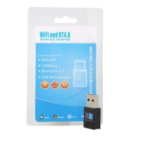 WiFi And Bluetooth 4.0 Wireless Adapter (150 MBPS | BT4.0 | 2.4 GHZ) 