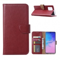 Book Case For Samsung S10 Lite - Dark Red